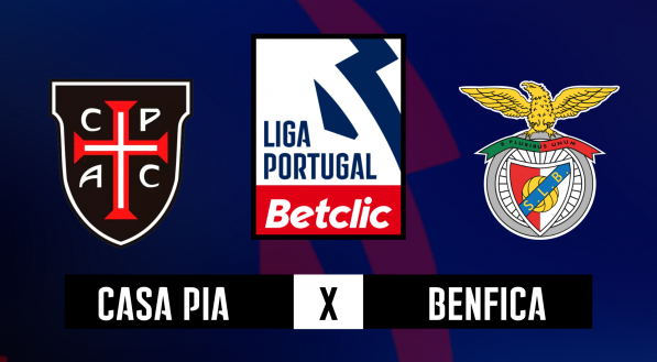 Casa Pia x Benfica, pela 19ª jornada da Liga Portugal 2024/25