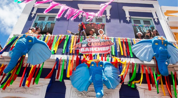 Estrutura da Casa PE no Carnaval Barchef