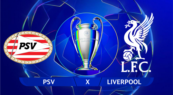 PSV x Liverpool, pela 8ª rodada da Fase de Liga da Champions League