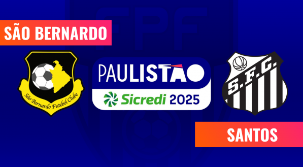 São Bernardo x Santos, pela 5ª rodada do Paulistão 2025