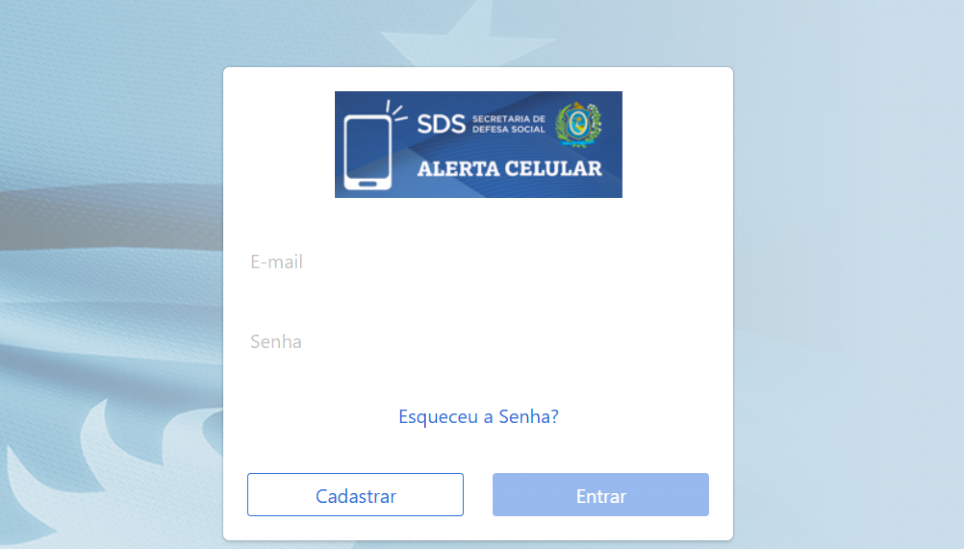 Site Alerta/SDS