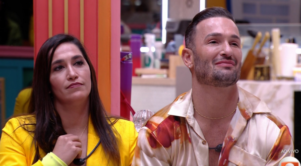 Dani e Diego no BBB 25