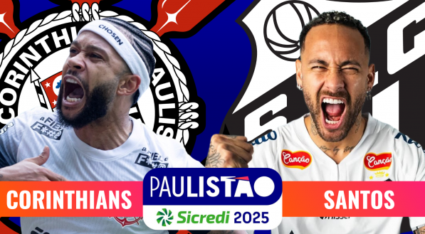 Corinthians x Santos tem duelo entre Memphis Depay e Neymar