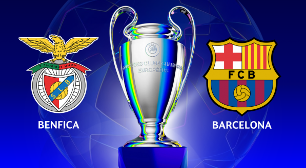 Benfica x Barcelona, pelo jogo de ida das oitavas-de-final da Champions