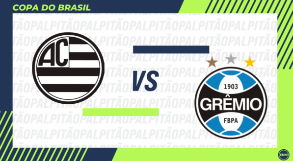 A partida entre Athletic e Grêmio pela segunda fase da Copa do Brasil Nesta quarta-feira (12) pela segunda fase da copa Brasil