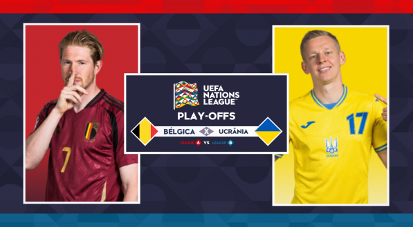 Bélgica x Ucrânia, pelo jogo de volta dos Play-offs da Uefa Nations League