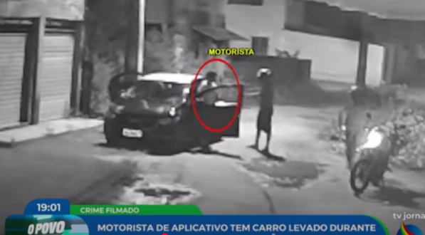 Imagem de assalto na rua Funilândia, no Loteamento Conceição, Paulista