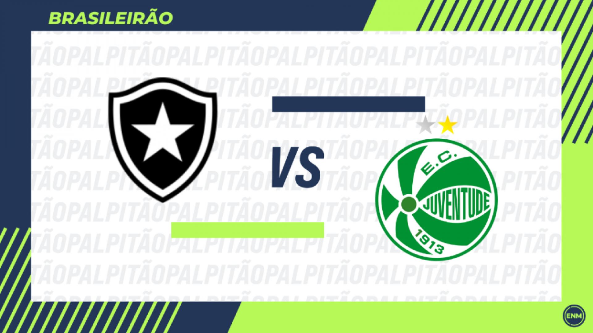 Em busca da primeira vitória no Campeonato Brasileiro, o Botafogo entra em campo neste sábado (5), às 21h (de Brasília), para enfrentar o Juventude no Estádio Nilton Santos