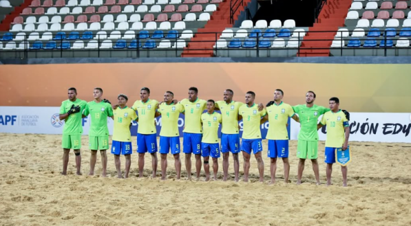Imagem da seleção brasileira de futebol de areia