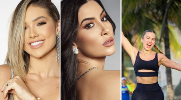 Virginia, Bianca Andrade e Manu Cit 