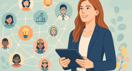 Imagem para representar o conceito de Networking