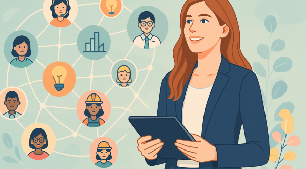 Imagem para representar o conceito de Networking