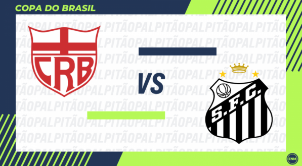 Saiba onde assistir, prováveis escalações e situação do confronto CRB x Santos.
