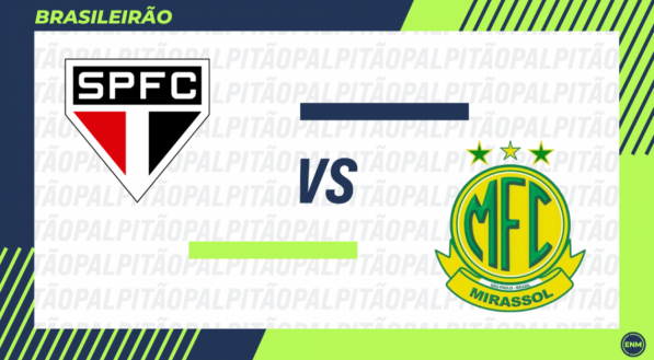 São Paulo recebe o Mirassol, em casa, pelo Brasileirão