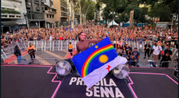 Priscila Senna arrasta multidão em São Paulo e faz show histórico na Virada Cultural