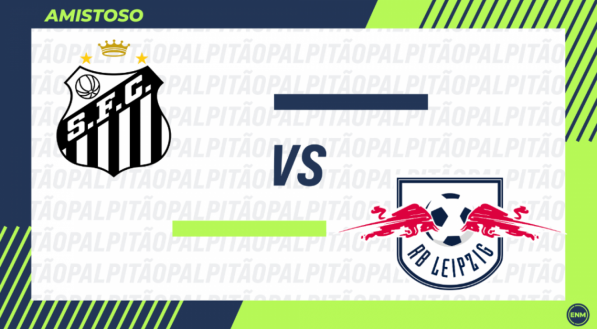 Santos e RB Leipzig se enfrentam nesta quarta-feira, em um amistoso no Estádio Cícero de Souza Marques, em Bragança