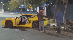 O caso ocorreu em julho de 2024, após uma discussão entre o motorista do Porsche e um motoboy