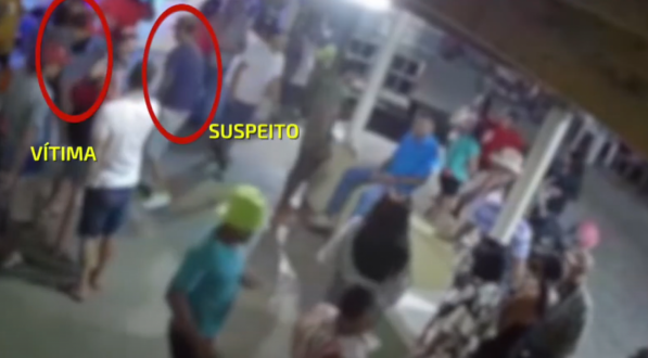 O suspeito e a vítima tiveram um desentendimento