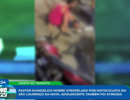 Presbítero é atropelado por motocicleta em São Lourenço da Mata 