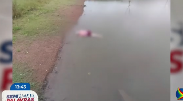 Imagem de vítima encontrada morta em açude de Gonçalves Ferreira, em Caruaru