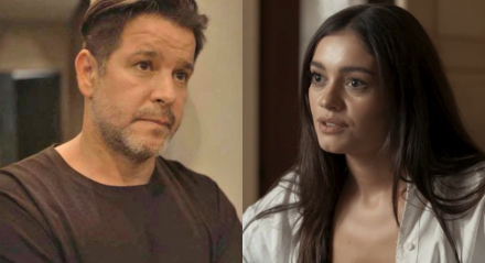 Imagem de Murilo Benício e Sophie Charlotte, que vão estrelar a novela Três Graças.