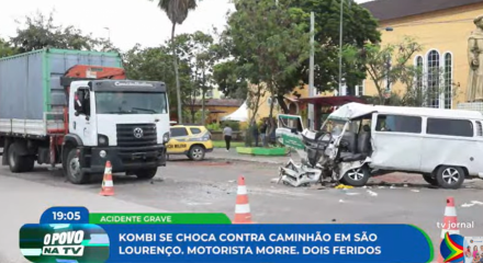 Imagem de veículos após colisão em São Lourenço da Mata