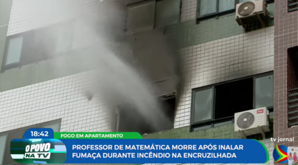 Imagem de incêndio na Encruzilhada