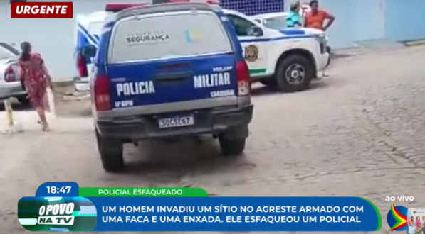 Imagem de viatura da polícia que realizou a operação do Sítio Valentim, em Panelas