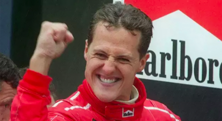 Imagem do ex-piloto Michael Schumacher