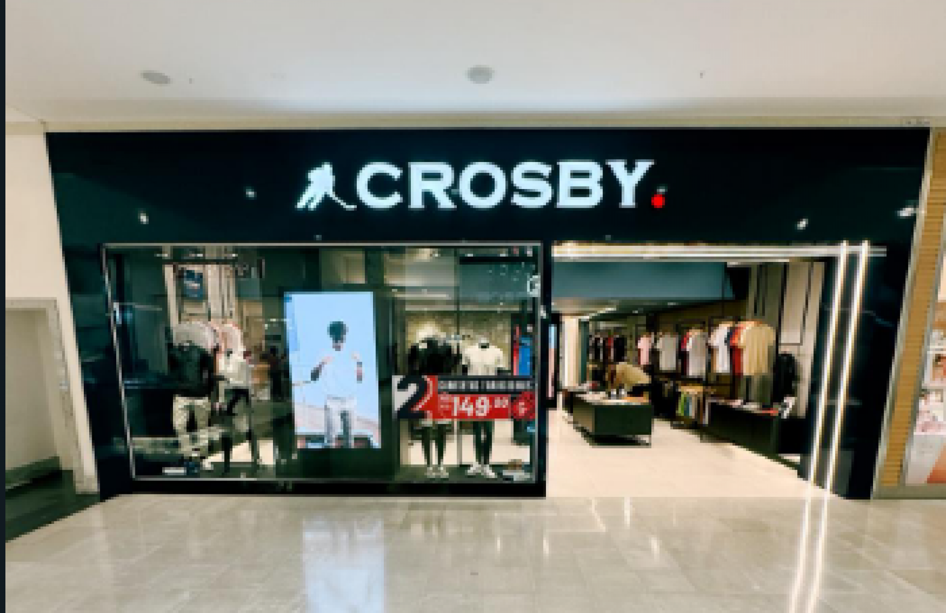 Crosby inaugura nova loja no Shopping Recife nesta sexta-feira (13)