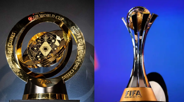 Imagem do troféu do Mundial de Clubes e do Intercontinental