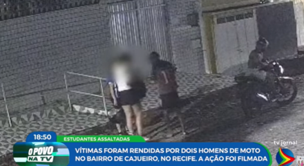 Imagem de assalto no bairro de Cajueiro