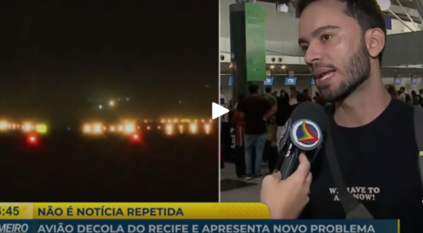 "Completa falta de respeito", diz passageiro após voo Recife-Madri retornar pela segunda vez 