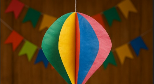 Imagem ilustrativa de balão de São João