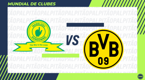Mamelodi Sundowns e Borussia Dortmund duelarão no próximo sábado (21) às 13h (horário de Brasília), pela 2ª rodada válida do grupo F no Mundial de Clubes da Fifa.