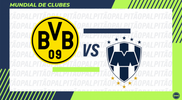 Borussia Dortmund e Monterrey duelam na noite de terça, pelas oitavas de finais da Copa do Mundo de Clubes