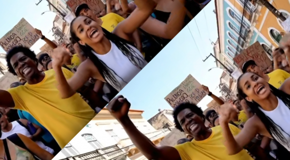 Vídeo usa IA para simular protesto contra Hugo Motta
