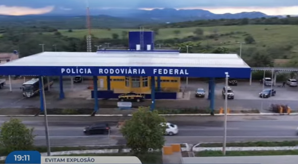 Imagem de fachada de delegacia da Polícia Rodoviária Federal