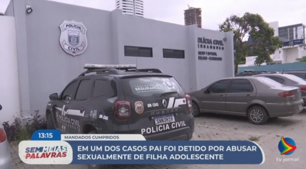 Delegacia da Mulher de Caruaru cumpre dois mandados de prisão