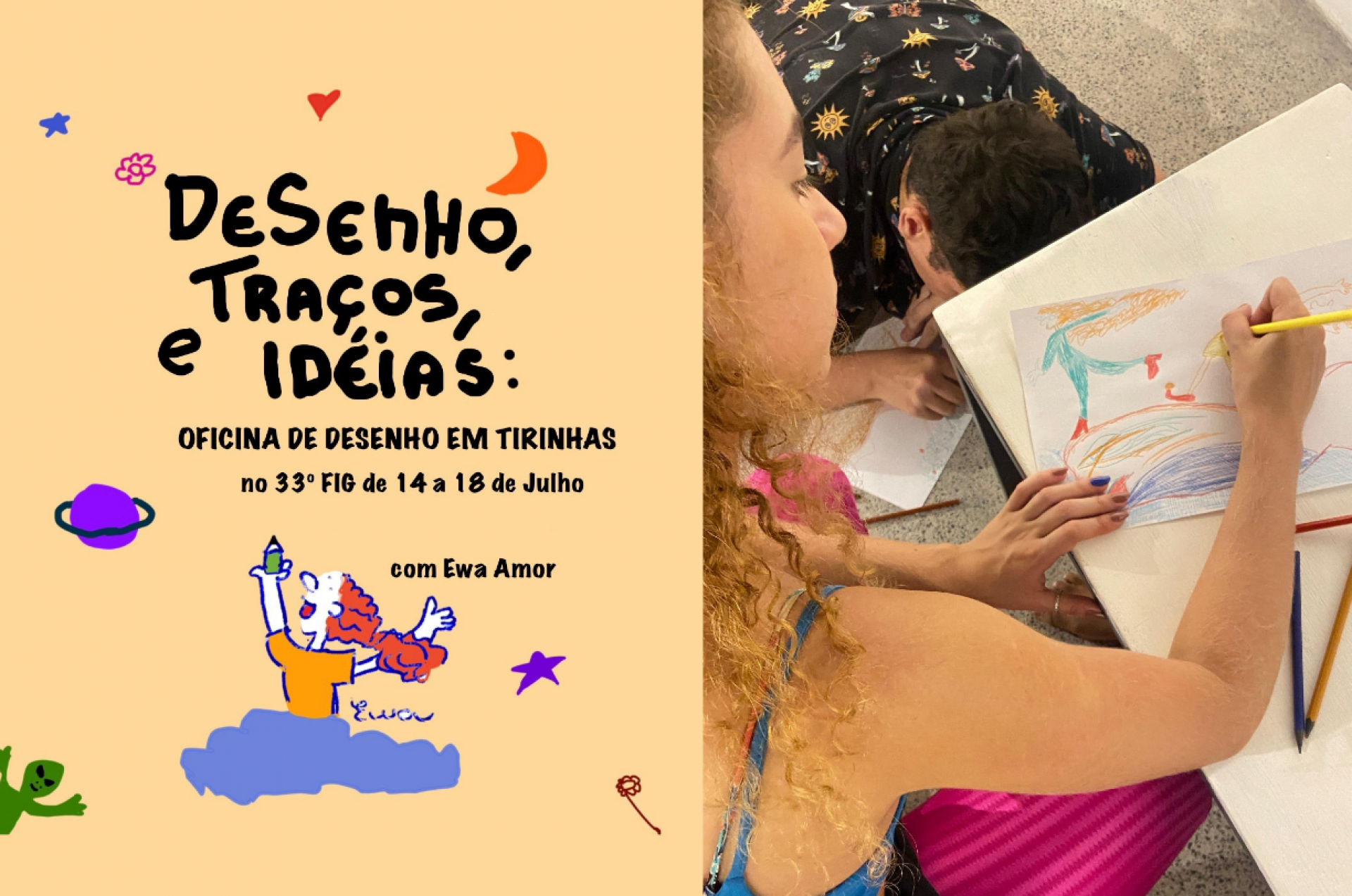 Imagem da artista Ewa Amor e artes