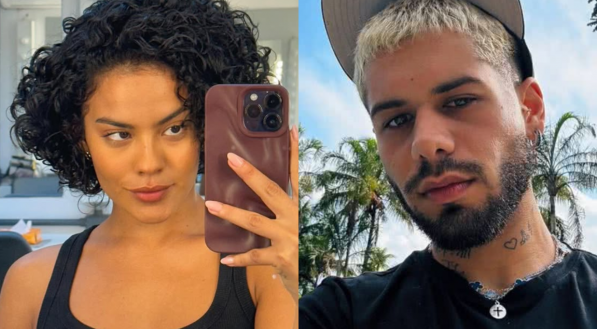 Bella Campos e Zé Felipe se seguiram em rede social.