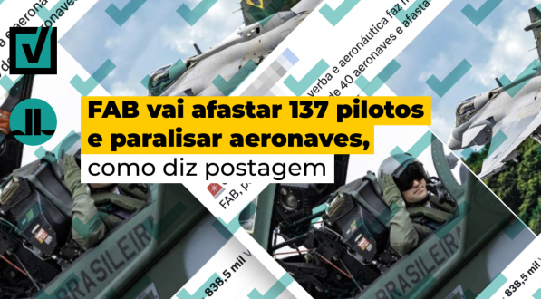 FAB vai afastar 137 pilotos e paralisar aeronaves, como diz postagem