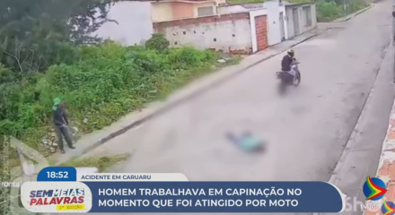 Imagem de acidente no bairro de São José, Caruaru