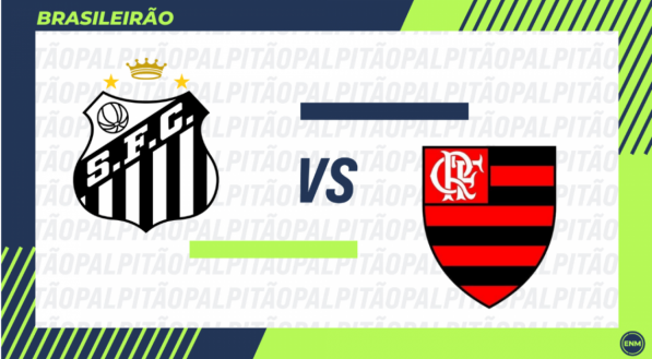 Santos e Flamengo se reencontram pelo Brasileirão nesta quarta-feira (16), às 20h, na Vila Belmiro. 
