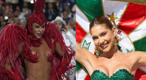 Paolla Oliveira reage à escolha de Virginia Fonseca como rainha da Grande Rio