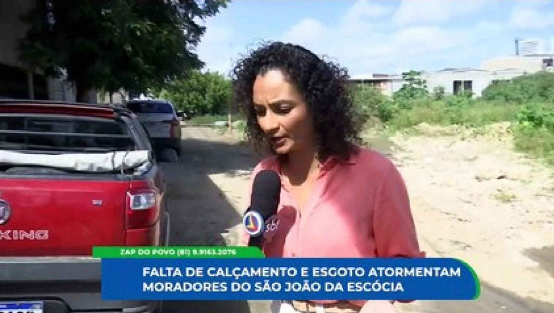 Moradores sofrem com esgoto a céu aberto e falta de pavimentação no São João da Escócia