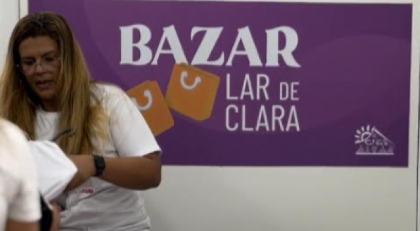 Bazar Solidário do Lar de Clara acontece nos dias 25 e 26 de junho