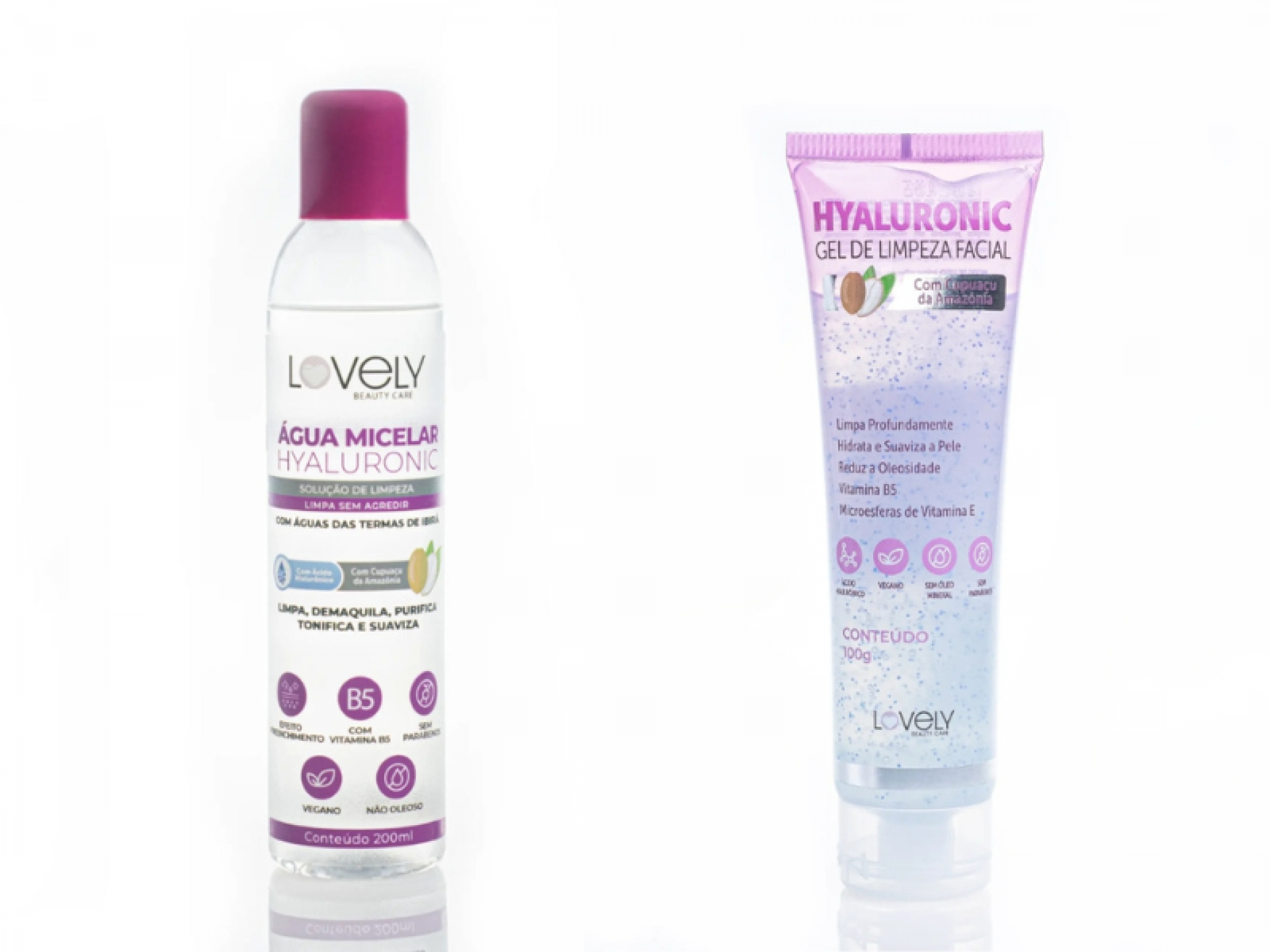 Lovely lança dupla de limpeza com ácido hialurônico e água vanádica, novidade no skincare brasileiro