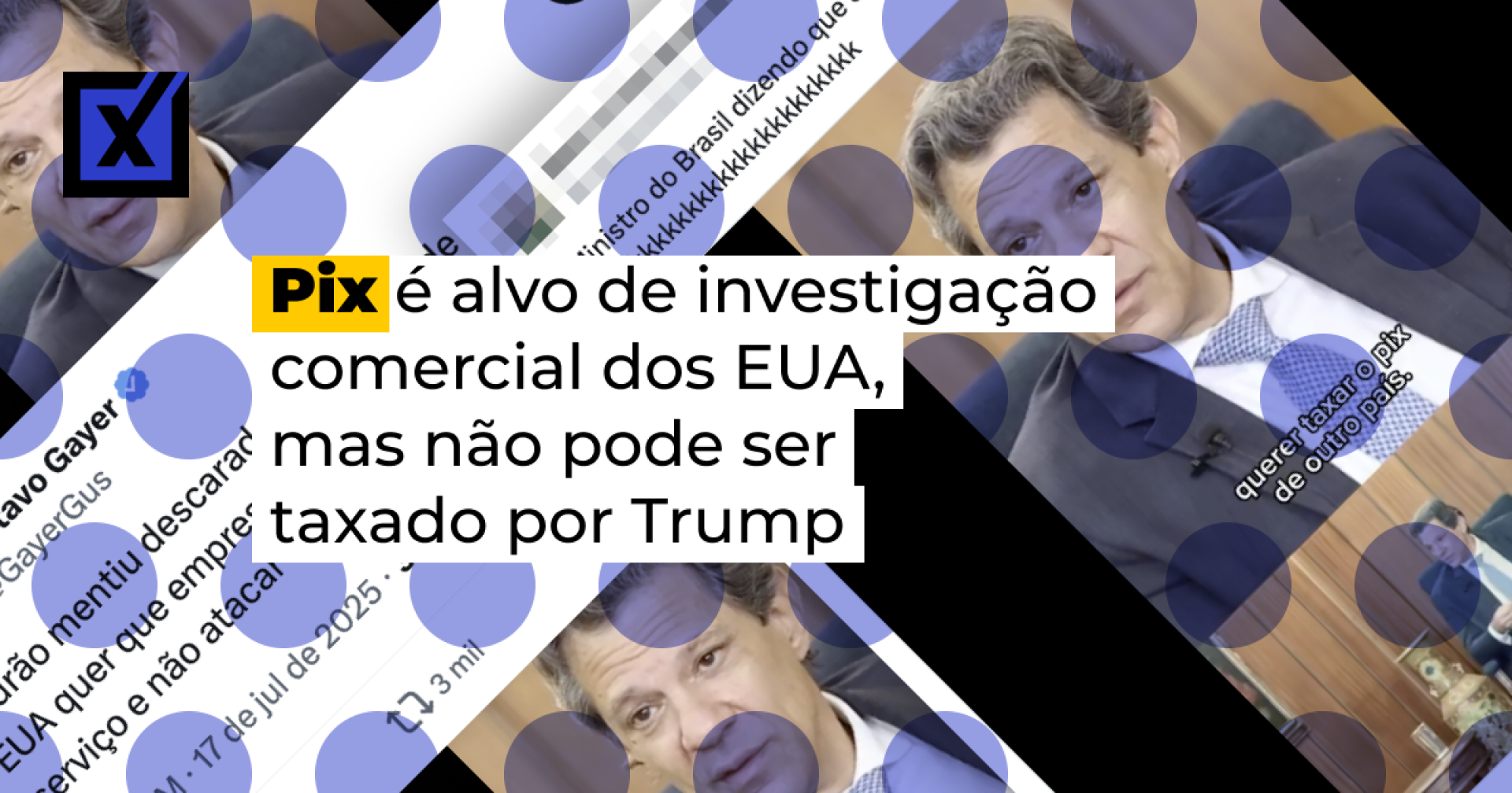 Pix é alvo de investigação comercial dos EUA, mas não pode ser taxado por Trump