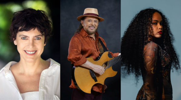 Adriana Calcanhotto, Geraldo Azevedo e Joyce Alane integram a nova edição do Festival Palco Brasil, da Caixa Cultural